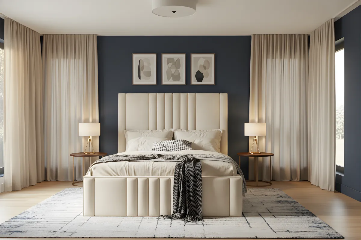 LEO Paneled Bed Frame